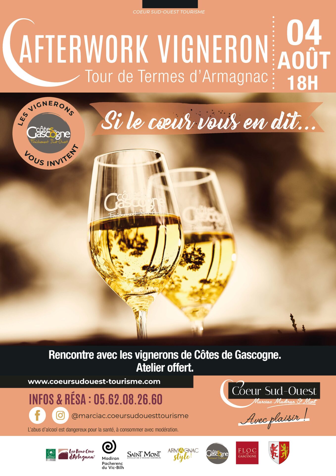 Affiche - Afterwork vigneron 4/08/22