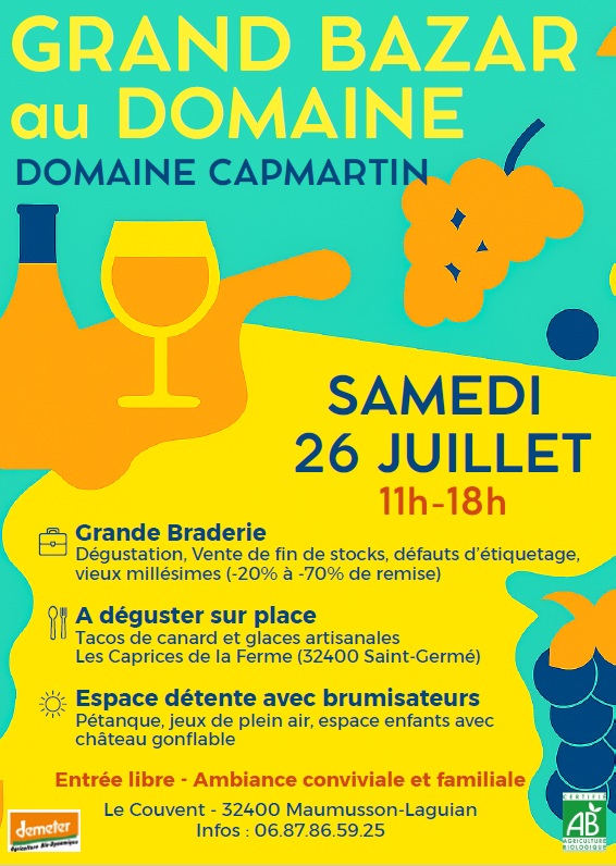 Grand Bazar au domaine Capmartin